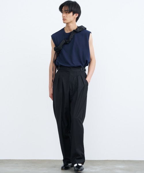 「SINSS」 ノースリーブトップス SMALL ネイビー メンズ