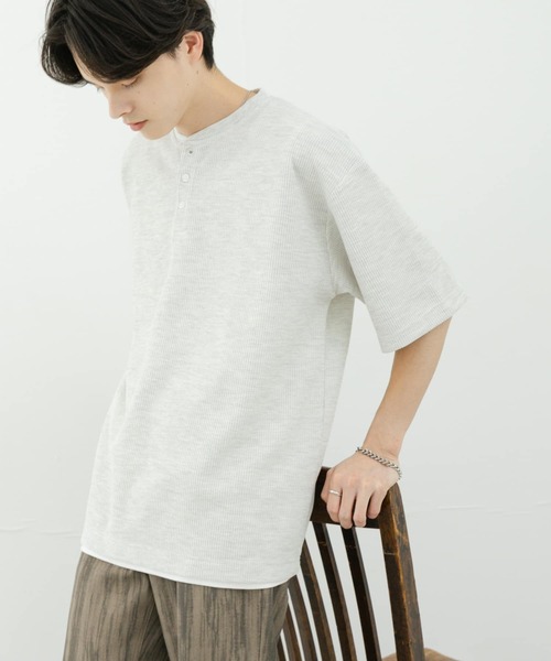 SENSE OF PLACE by URBAN RESEARCH ヘンリーネック tシャツ ヘンリー