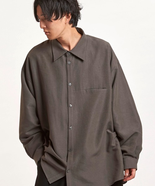 NO ID.（ノーアイディー） シャツ 「NO ID.」Matte Skin Smooth Over