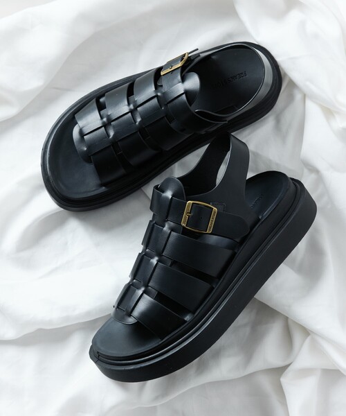 「FREAK'S STORE」 サンダル 23cm ブラック メンズ_画像4