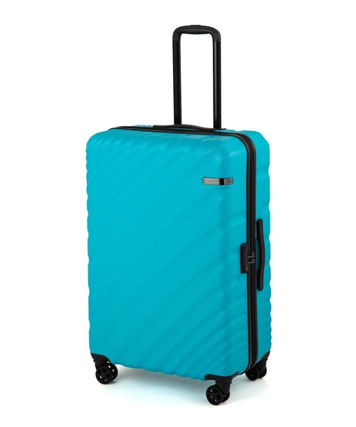 青キャリーケース 2輪 Ace（エース） スーツケース オーバル2 90L/111L 7〜10泊 5.3kg