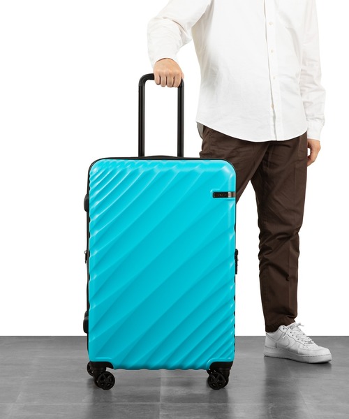 Ace（エース） スーツケース オーバル2 90L/111L 7〜10泊 5.3kg