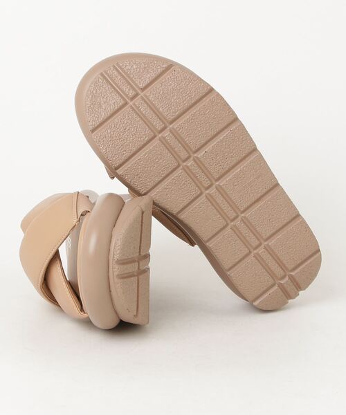 「FIG&VIPER」 フラットサンダル M ベージュ レディース_画像3