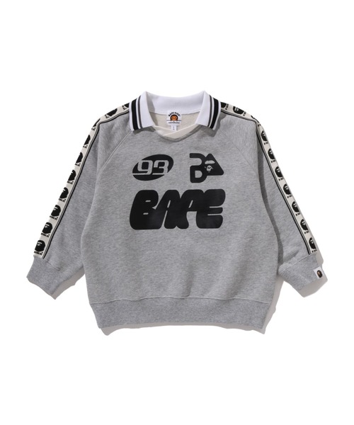 A BATHING APE（アベイシングエイプ） トレーナー BAPE TAPE RELAXED