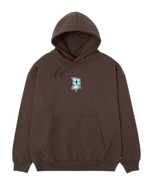 HUF ダークブルー パーカー HUF [ハフ] PRODUCTIONS プルオーバーパーカー [PF00686