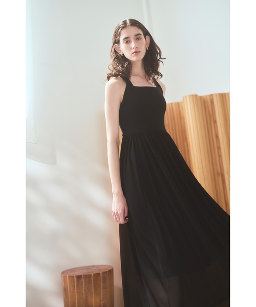 Estella.K ワンピース 「Michiko Yamawaki×Estella.K」Ribbed ＆ Sheer