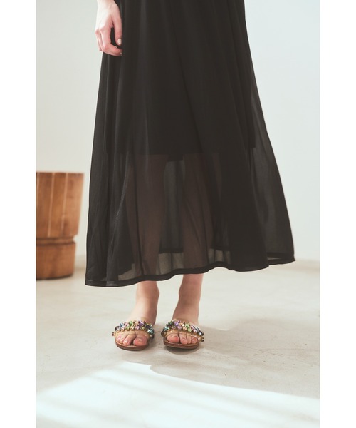 Estella.K ワンピース 「Michiko Yamawaki×Estella.K」Ribbed ＆ Sheer
