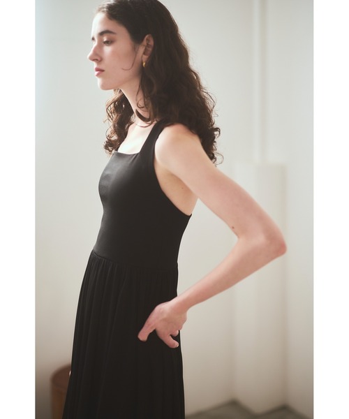 Estella.K ワンピース 「Michiko Yamawaki×Estella.K」Ribbed ＆ Sheer