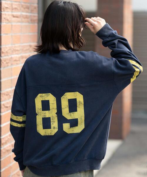 WEGO（ウィゴー） トレーナー スウェット WEGO/ケミカルウォッシュ