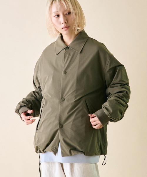 rehacer（レアセル） ブルゾン アウター : Wide Curve Coach Jacket