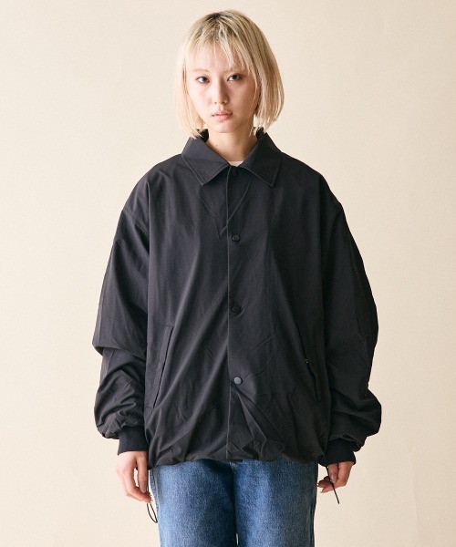 rehacer（レアセル） ブルゾン アウター : Wide Curve Coach Jacket