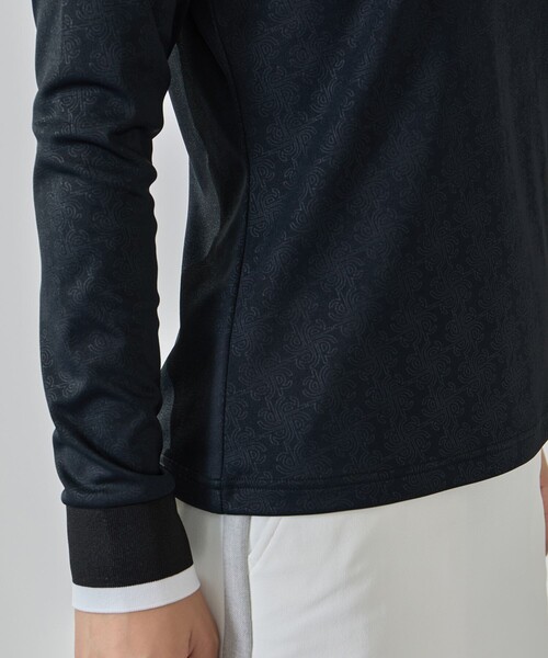 JUN&ROPE'（ジュンアンドロペ） ポロシャツ ポロ モノグラム柄プリント