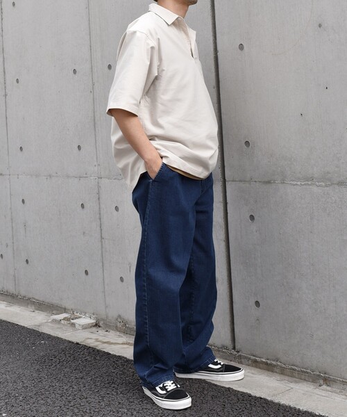 「SHIPS any」 半袖シャツ X-LARGE ベージュ メンズ_画像4