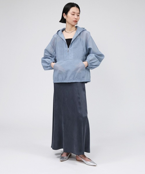 「BABYLONE」 ブルゾン フリー サックスブルー レディース_画像2