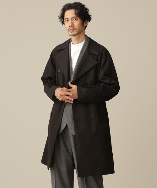 NANO universe（ナノ・ユニバース） トレンチコート L ブラック メンズ