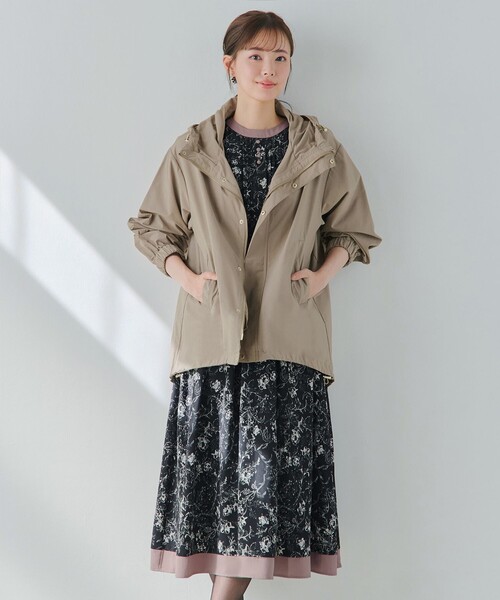 「Tiaclasse」 マウンテンパーカー L ネイビー レディース_画像2