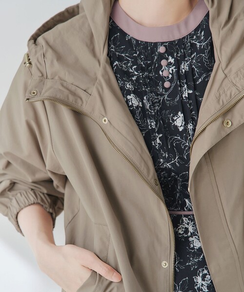 「Tiaclasse」 マウンテンパーカー L ネイビー レディース_画像4