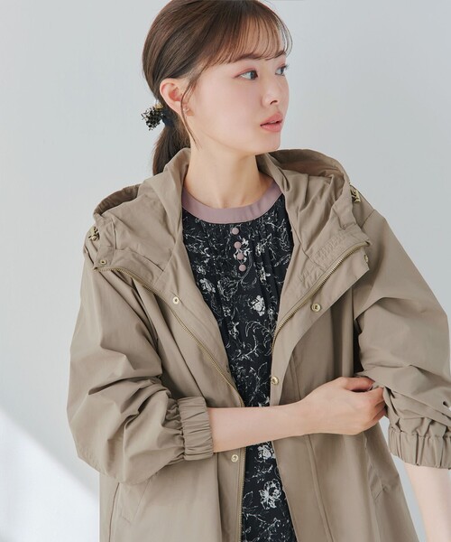 「Tiaclasse」 マウンテンパーカー L ネイビー レディース_画像8