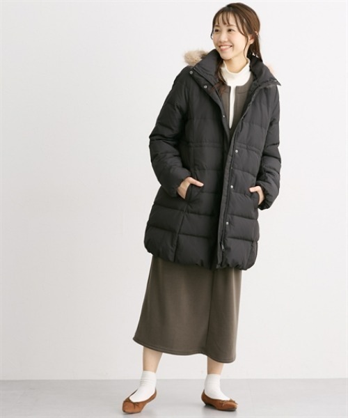 マタニティ 「産前・産後」あったかダウン 5WAYママコート＋くま耳付