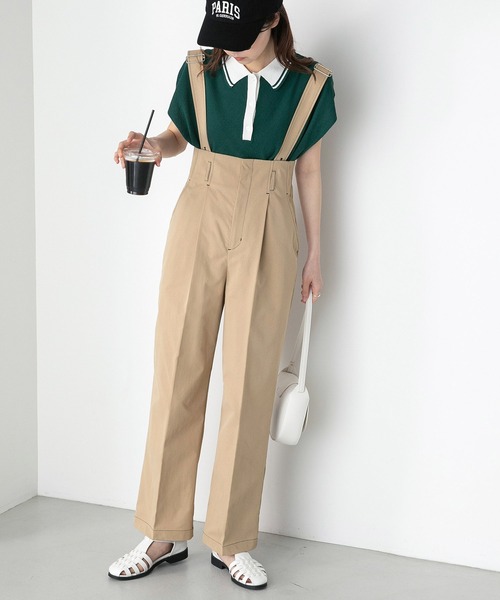 「BONLECILL」 パンツ M ネイビー レディース_画像3