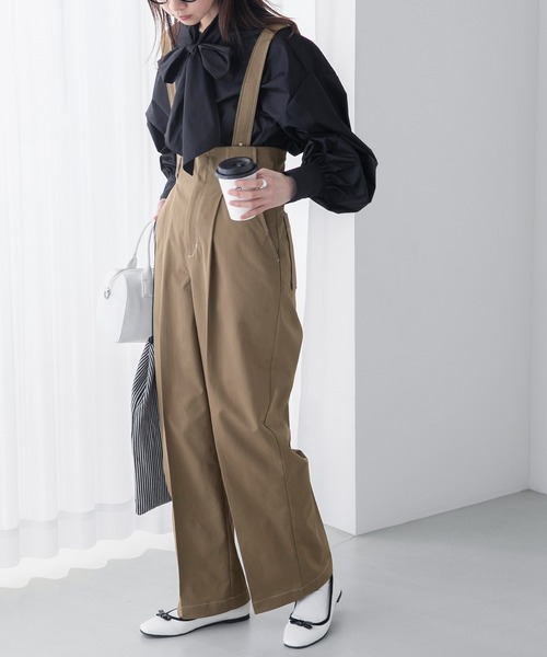 「BONLECILL」 パンツ M ネイビー レディース_画像9