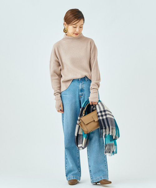 「IENA」 長袖ニット FREE ブラック レディース