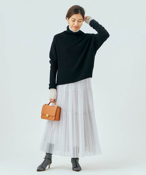 「IENA」 長袖ニット FREE ブラック レディース