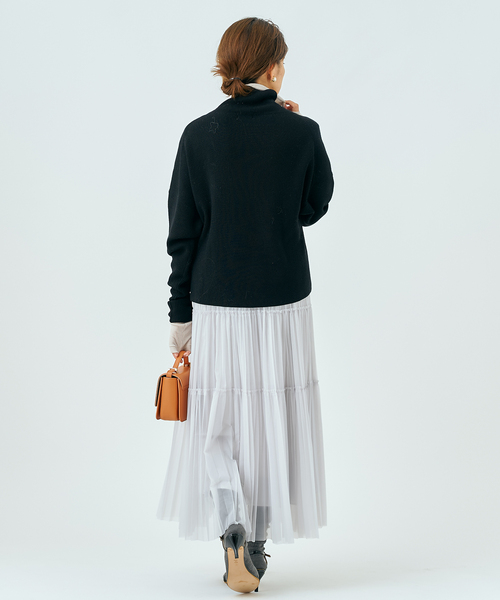 「IENA」 長袖ニット FREE ブラック レディース