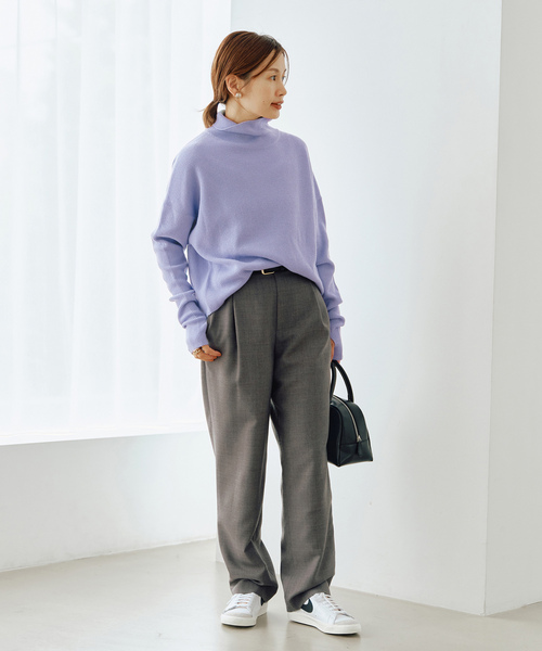 「IENA」 長袖ニット FREE ブラック レディース