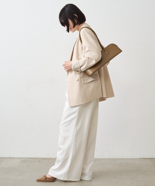 新品未使用タグ付き　ラウンジドレス　テーラードジャケット　シングル　ベージュ Loungedress（ラウンジドレス） ジャケット テーラードジャケット