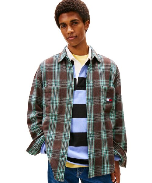 TOMMY JEANS（トミー・ジーンズ） シャツ リラックスチェック