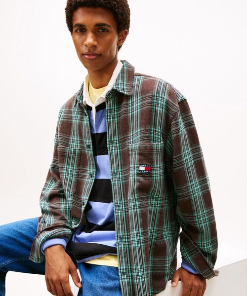 TOMMY JEANS（トミー・ジーンズ） シャツ リラックスチェック 