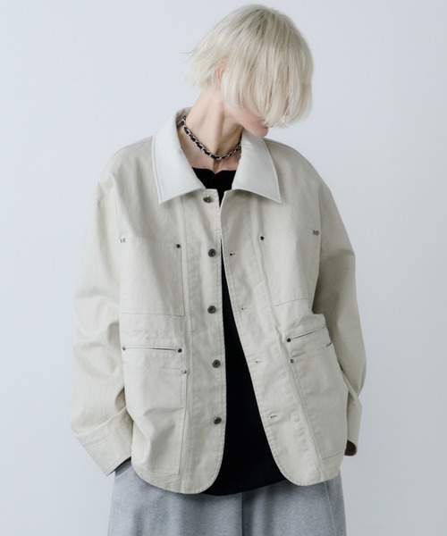 AIVER（アイバー） カバーオール ダックカバーオールジャケット メンズ