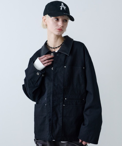 AIVER（アイバー） カバーオール ダックカバーオールジャケット メンズ