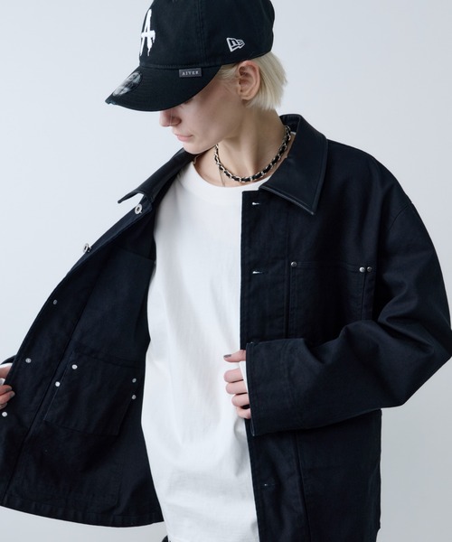 AIVER（アイバー） カバーオール ダックカバーオールジャケット メンズ