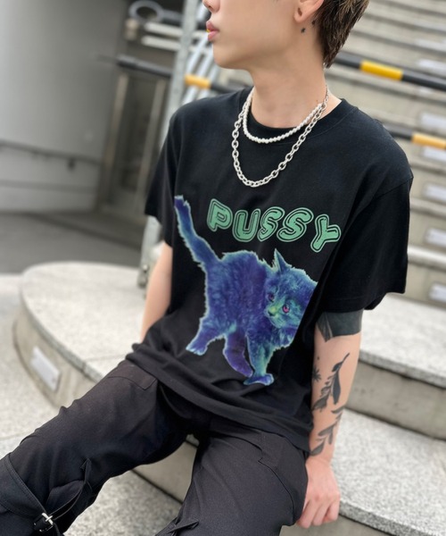 MILKBOY（ミルクボーイ） tシャツ 半袖 PUSSY CAT Tシャツ レディース