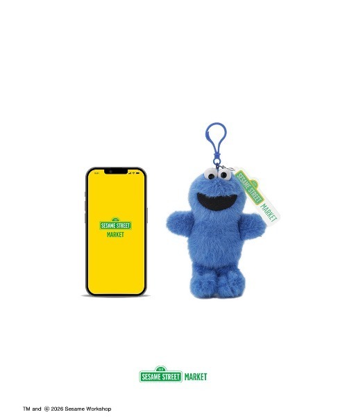 SESAME STREET（セサミストリート） キーホルダー リング付き