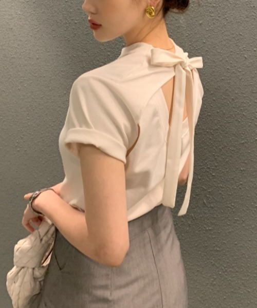 「FAVORITO」 半袖カットソー F ブラック レディース_画像8