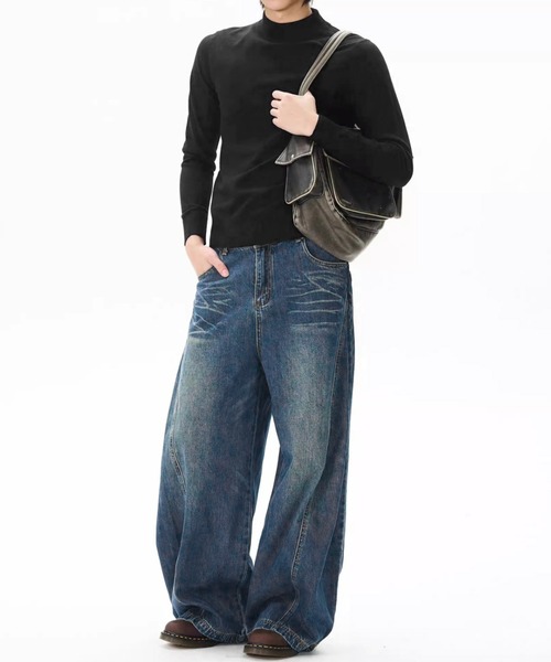 WYZ ジーンズ カーブワイドデニムパンツ/ユニセックス メンズ