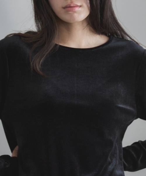 「feepur」 長袖ワンピース MEDIUM グレー レディース_画像6