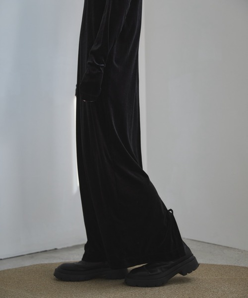 「feepur」 長袖ワンピース MEDIUM グレー レディース_画像9