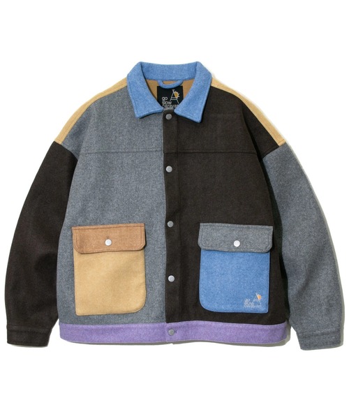 「go slow caravan」 ジャケット MEDIUM グレー メンズ_画像2