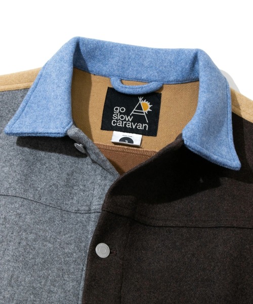 「go slow caravan」 ジャケット MEDIUM グレー メンズ_画像3