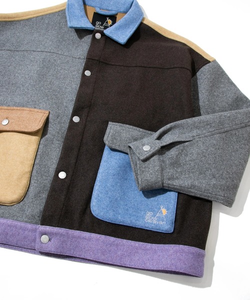 「go slow caravan」 ジャケット MEDIUM グレー メンズ_画像4