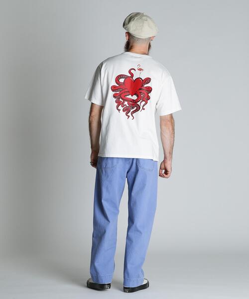 Schott N.Y.C（ショット） tシャツ Schott/ショット/HEART OCTOPUS T