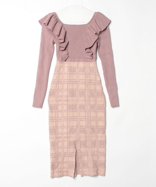 「RESEXXY」 ニットワンピース FREE モカ レディース_画像2