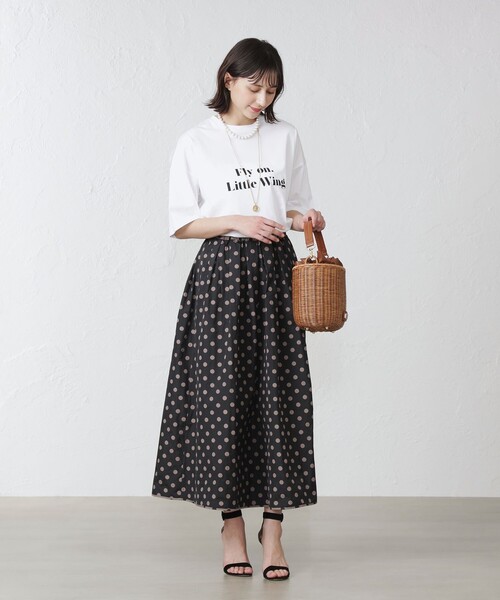 「EPOCA THE SHOP」 スカート 38 ブラック レディース_画像3
