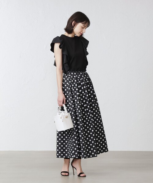 「EPOCA THE SHOP」 スカート 38 ブラック レディース_画像5