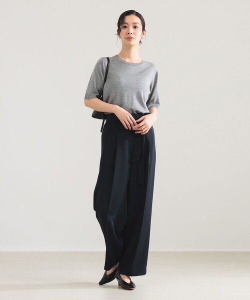 デミルクスビームス　アンサンブルリブニット Demi-Luxe BEAMS（1187603） スタイリング・コーディネイト｜BEAMS