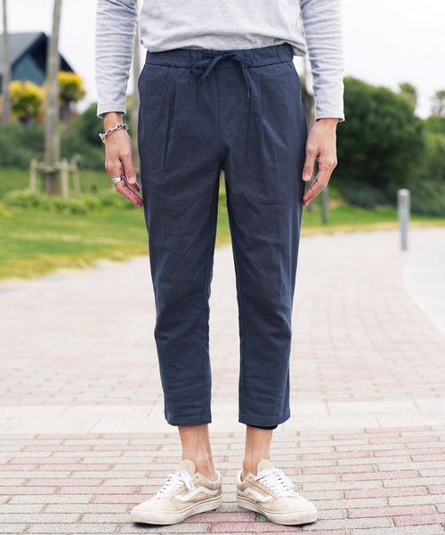 「roshell」 スラックス MEDIUM グリーン系その他 メンズ_画像2